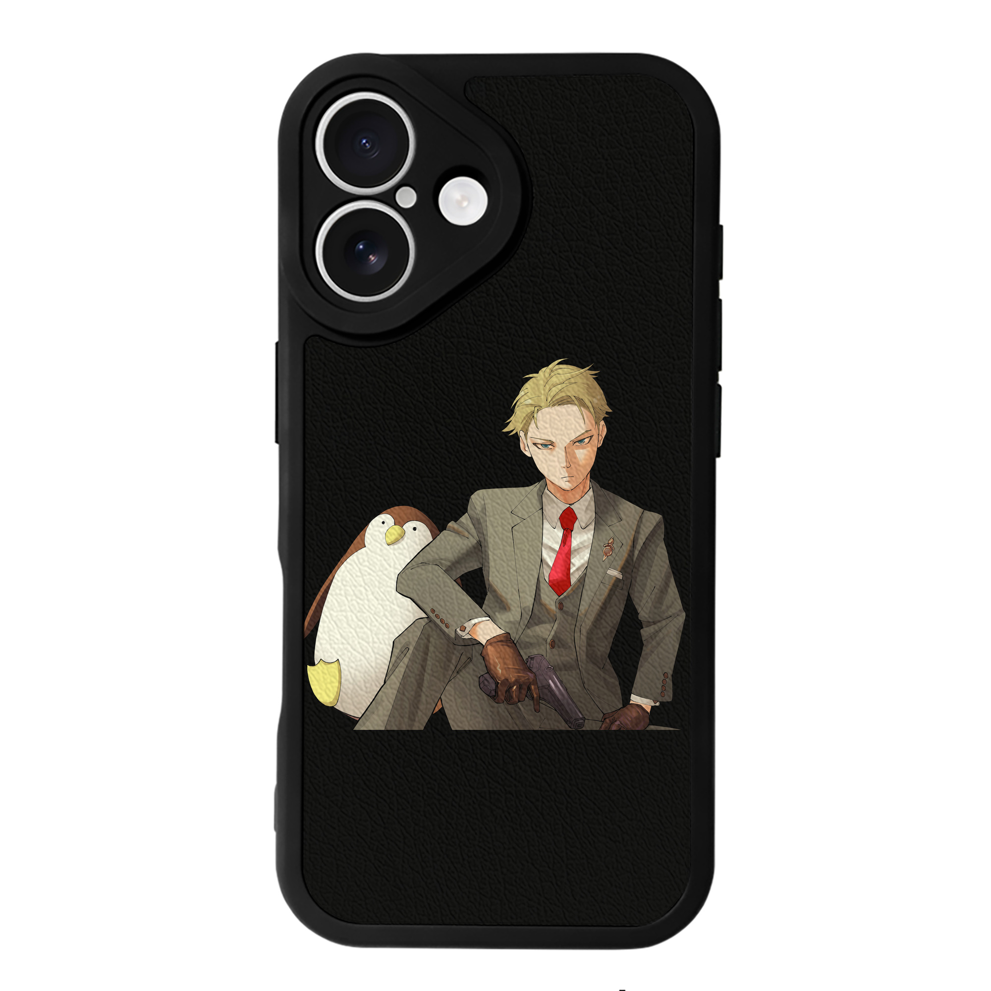 （画像用） SPY×FAMILY间谍家家酒 【iPhone 16シリーズ対応】シリコンスマホケース（レザー調） 材質：シリコン